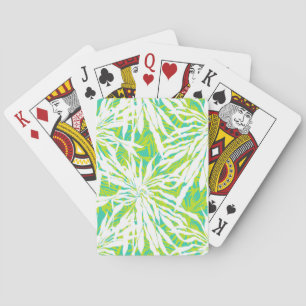 Jeu De Cartes Tropical Palm Leaves Pattern