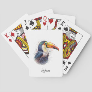 Jeu De Cartes Tropical Splendor Toucan, personnalisé