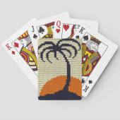 Jeu De Cartes Tropical Sunrise Crochet Imprimer Classic (dos)