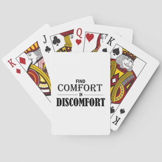 Jeu De Cartes Trouver le confort dans l'inconfort (dos)