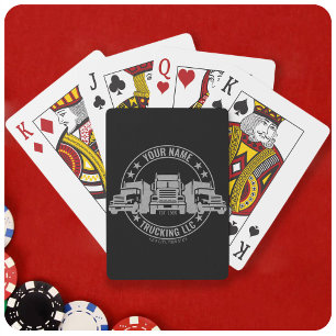 Jeu De Cartes Trucker personnalisé Big Rig Semi Camion Camion
