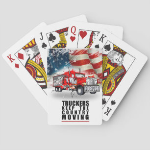 Jeu De Cartes Trucker's Keep This Country Moving Playing Cartes