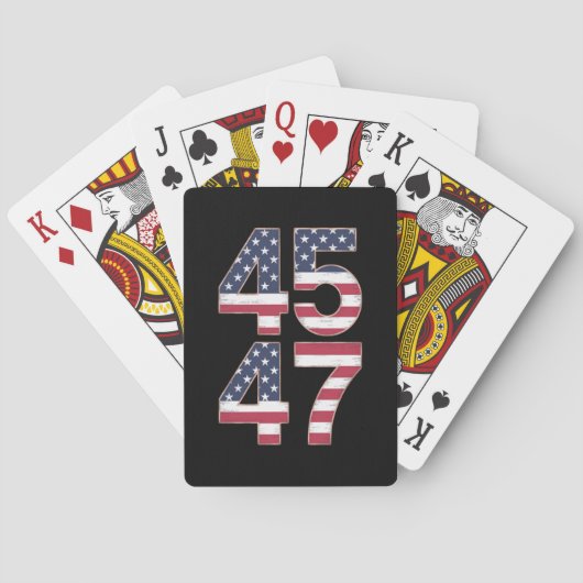 Jeu De Cartes Trump 2024 45 47 (dos)