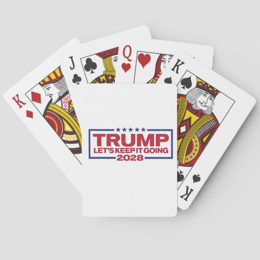 Jeu De Cartes Trump 2028 : Continuons (dos)