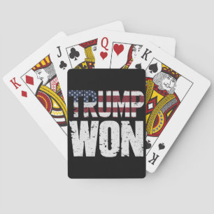 Jeu De Cartes Trump a gagné la 47e élection du président américa
