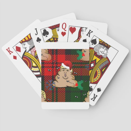 Jeu De Cartes trump à la décharge de noël (dos)