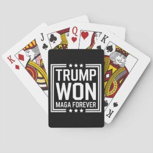 Jeu De Cartes Trump a remporté la 47ème élection du président am