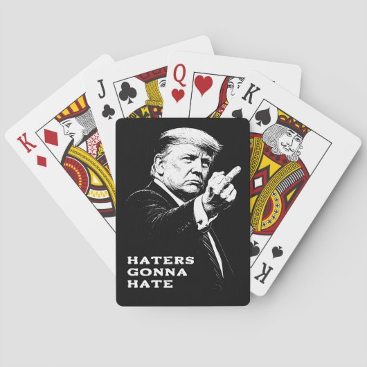Jeu De Cartes Trump Middle Finger 2026 Meme Funny (dos)