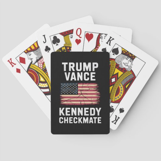 Jeu De Cartes Trump Vance 2024 Trump Vance Kennedy Checkmate (dos)
