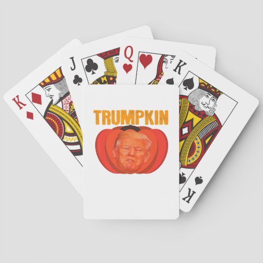 Jeu De Cartes Trumpkin Halloween Jack-o'-lantern Graphic Funny (dos)