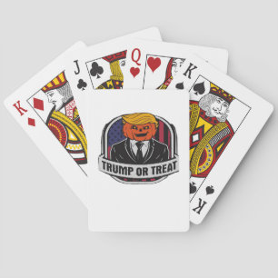 Jeu De Cartes Trumpkin Ou Traiter Halloween - Costume Politique