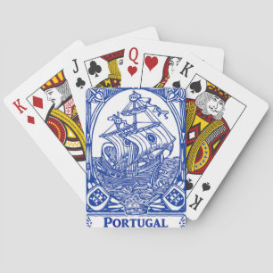 Jeu De Cartes Tuile bleue portugaise