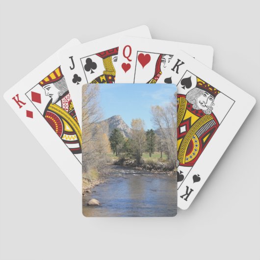 Jeu De Cartes Tuile céramique du lac Estes Park (dos)