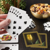 Jeu De Cartes Tulipe jaune élégante (In Situ)
