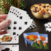 Jeu De Cartes Tulipe orange, Ciel bleu (In Situ)