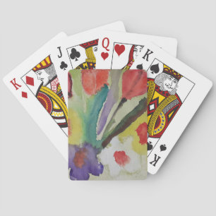 Jeu De Cartes Tulipes Abstraites et fleurs de printemps