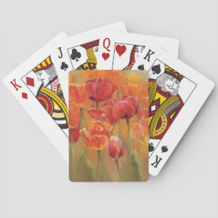 Jeu De Cartes Tulipes au milieu