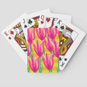 Jeu De Cartes Tulipes de printemps Jouer des cartes