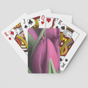 Jeu De Cartes Tulipes pourpres