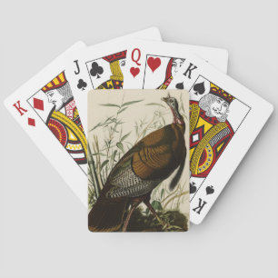 Jeu De Cartes Turquie sauvage (mâle) des oiseaux d'Amérique d'Au