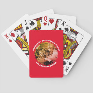 Jeu De Cartes Tuskegee Airmen Rouge Personnalisé
