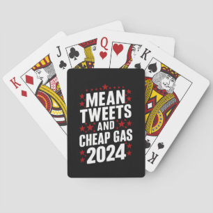 Jeu De Cartes Tweets Moyens Et Gaz Bon Marché Donald Trump 2024