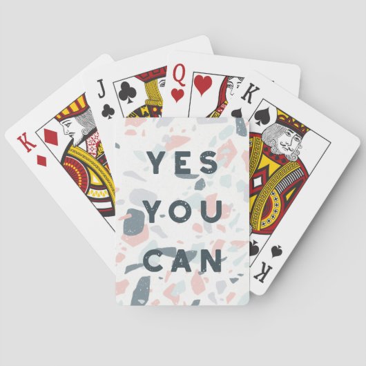 Jeu De Cartes Typographie - Oui, vous pouvez (dos)