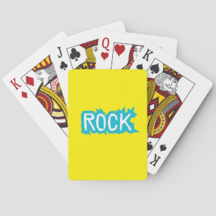 Jeu De Cartes Typographie rock