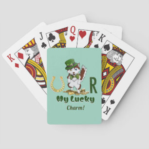 Jeu De Cartes U R My Lucky Charm est un Jour de la Saint Patrick