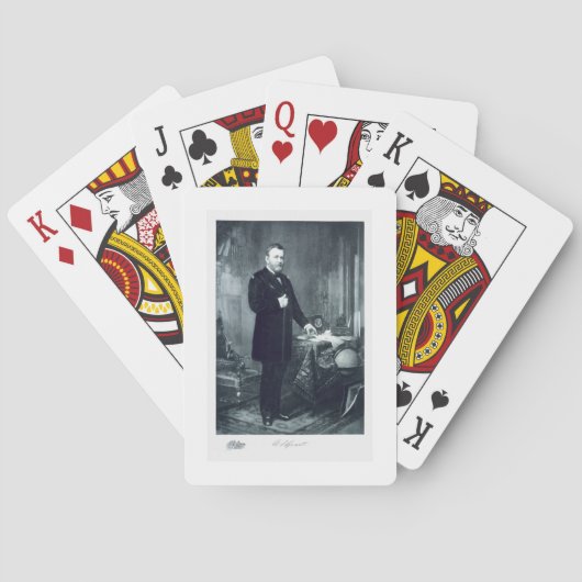 Jeu De Cartes Ulysses S. Grant, 18e président des États-Unis (dos)