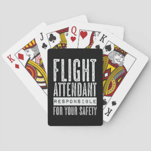 Jeu De Cartes Un agent de bord dit "Stewardess Cabine credo"