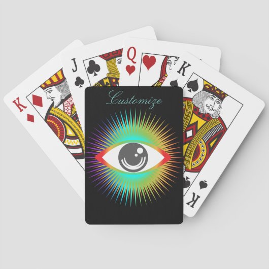 Jeu De Cartes Un Alien magnifique, l'oeil tonnerre (dos)