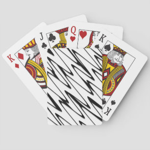 Jeu De Cartes Un art moderne Abstrait de ligne énergétique