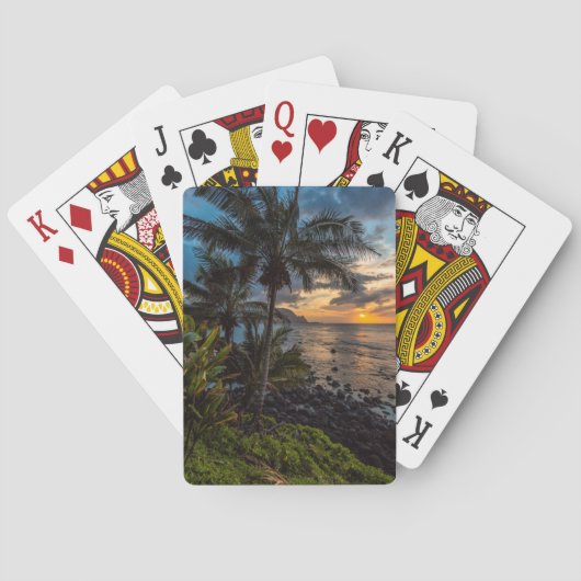 Jeu De Cartes Un beau coucher de soleil 2 (dos)