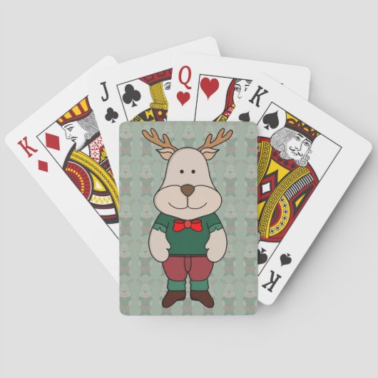 Jeu De Cartes Un cerf mignon (dos)