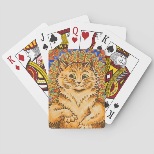 Jeu De Cartes Un chat joue au piano par Louis Wai (dos)