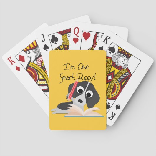 Jeu De Cartes Un Chiot intelligent (dos)