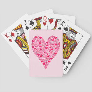 Jeu De Cartes Un coeur minuscule sur les valentines roses Roses