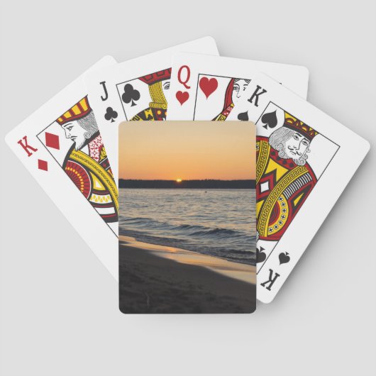 Jeu De Cartes Un coucher de soleil sur la route (dos)