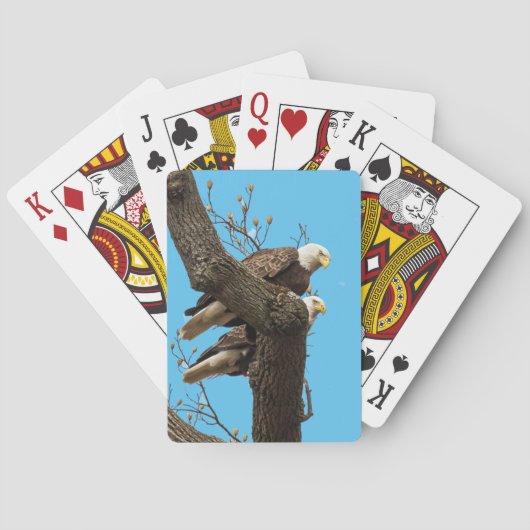 Jeu De Cartes Un couple d'aigles heureux (?) (dos)