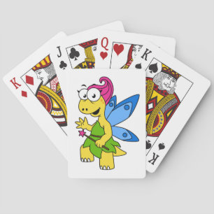 Jeu De Cartes Un Dessin Fairysaur Dinosaur.