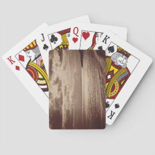 Jeu De Cartes Un effet du soleil, Normandie c.1857 (photo sépia