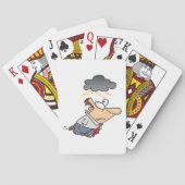 Jeu De Cartes Un Homme Sous Un Nuage (dos)