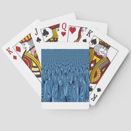 Jeu De Cartes Un mélange de bleu (dos)