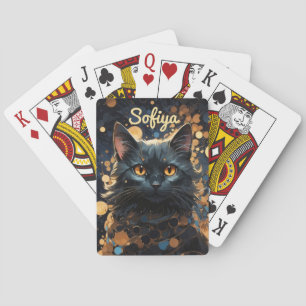 Jeu De Cartes Un mystérieux majestueux nom de parties scintillan