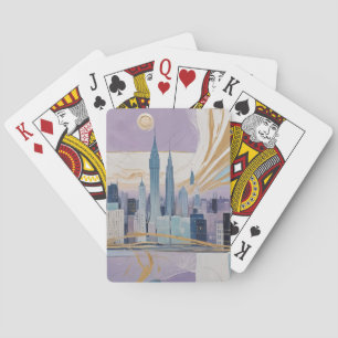 Jeu De Cartes Un paysage urbain lunaire