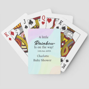 Jeu De Cartes Un petit arc-en-ciel est en route nom de la baby s