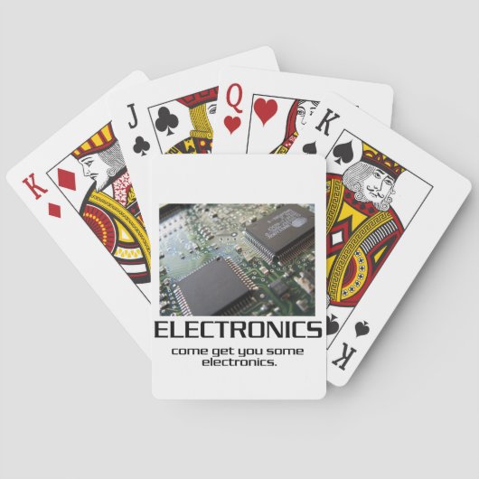 Jeu De Cartes Un peu d'électronique. (dos)
