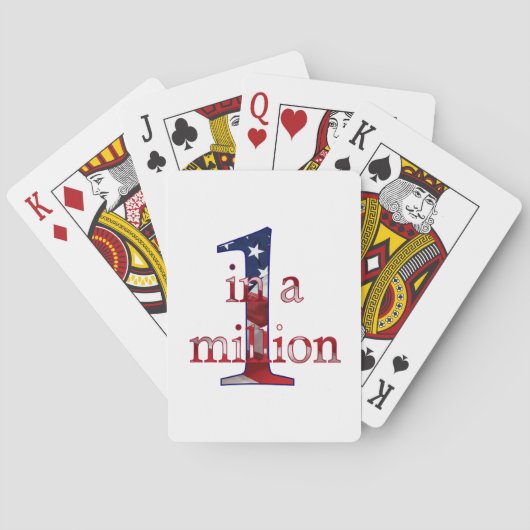Jeu De Cartes Un Sur Un Million (dos)