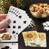 Jeu De Cartes Un tournesol jaune (In Situ)